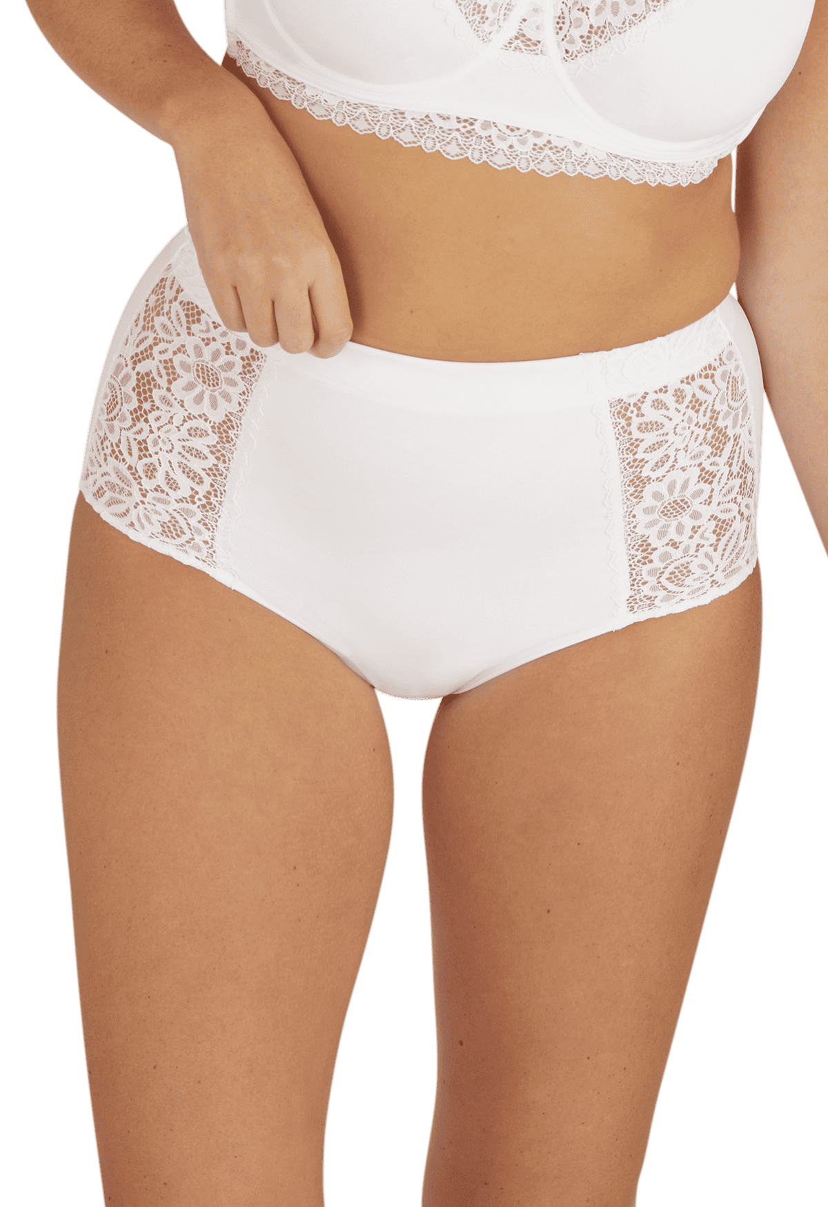 Culotte taille haute Well Allure - Blanc