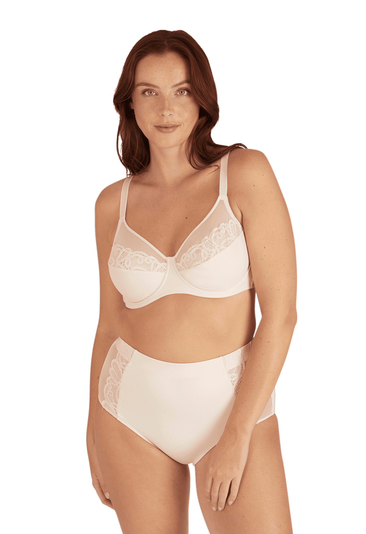 Culotte en dentelle Well Allure - Poudre