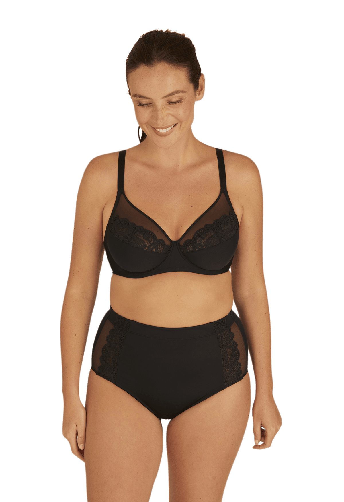 Culotte en dentelle Well Allure - Noir