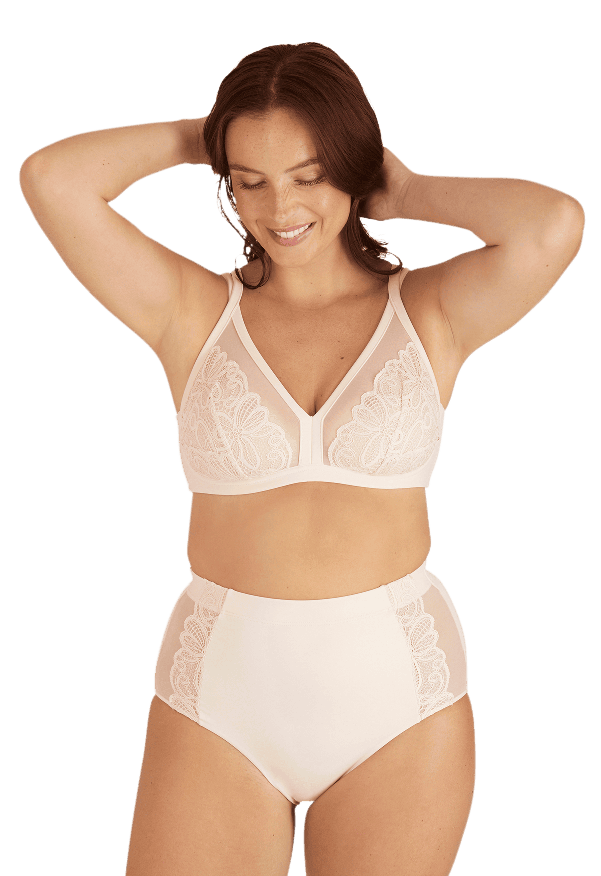 Soutien-gorge sans armatures Well Allure - Poudre