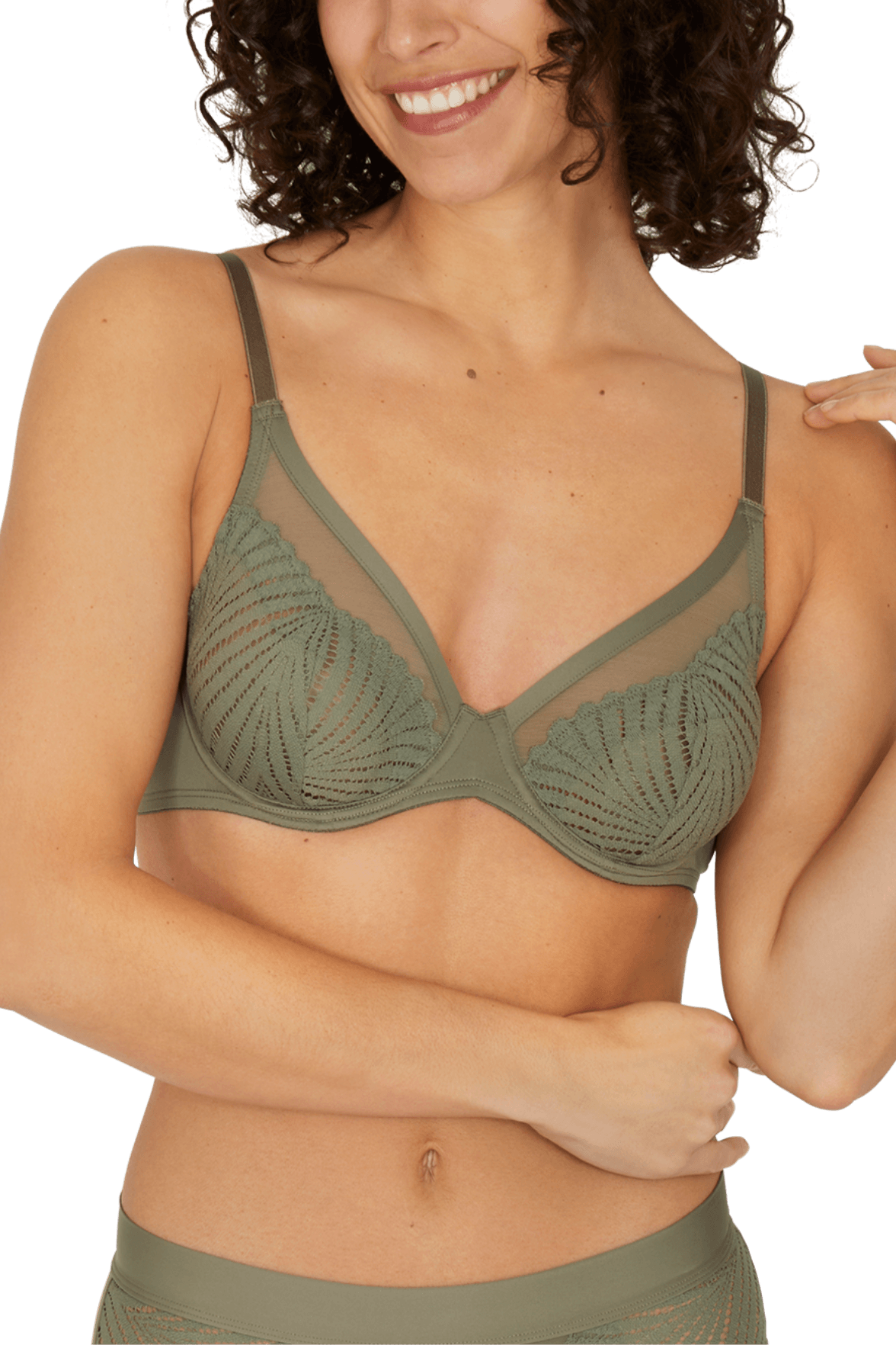 Soutien-gorge à armatures Muse - Kaki