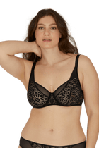 Soutien-gorge corbeille à armatures Equinoxe - Noir