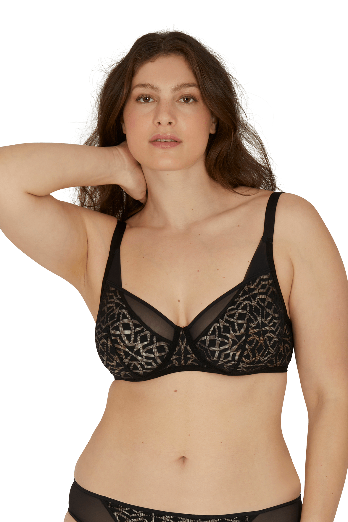 Soutien-gorge corbeille à armatures Equinoxe - Noir