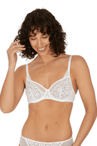 Soutien-gorge corbeille à armatures Equinoxe - Blanc naturel