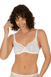 Soutien-gorge corbeille à armatures Equinoxe - Blanc naturel