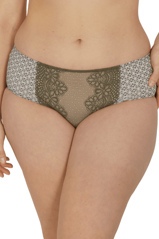 Shorty en dentelle et microfibre L'irrésistible - Mosaique