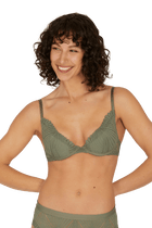 Soutien-gorge à coques Muse - Kaki