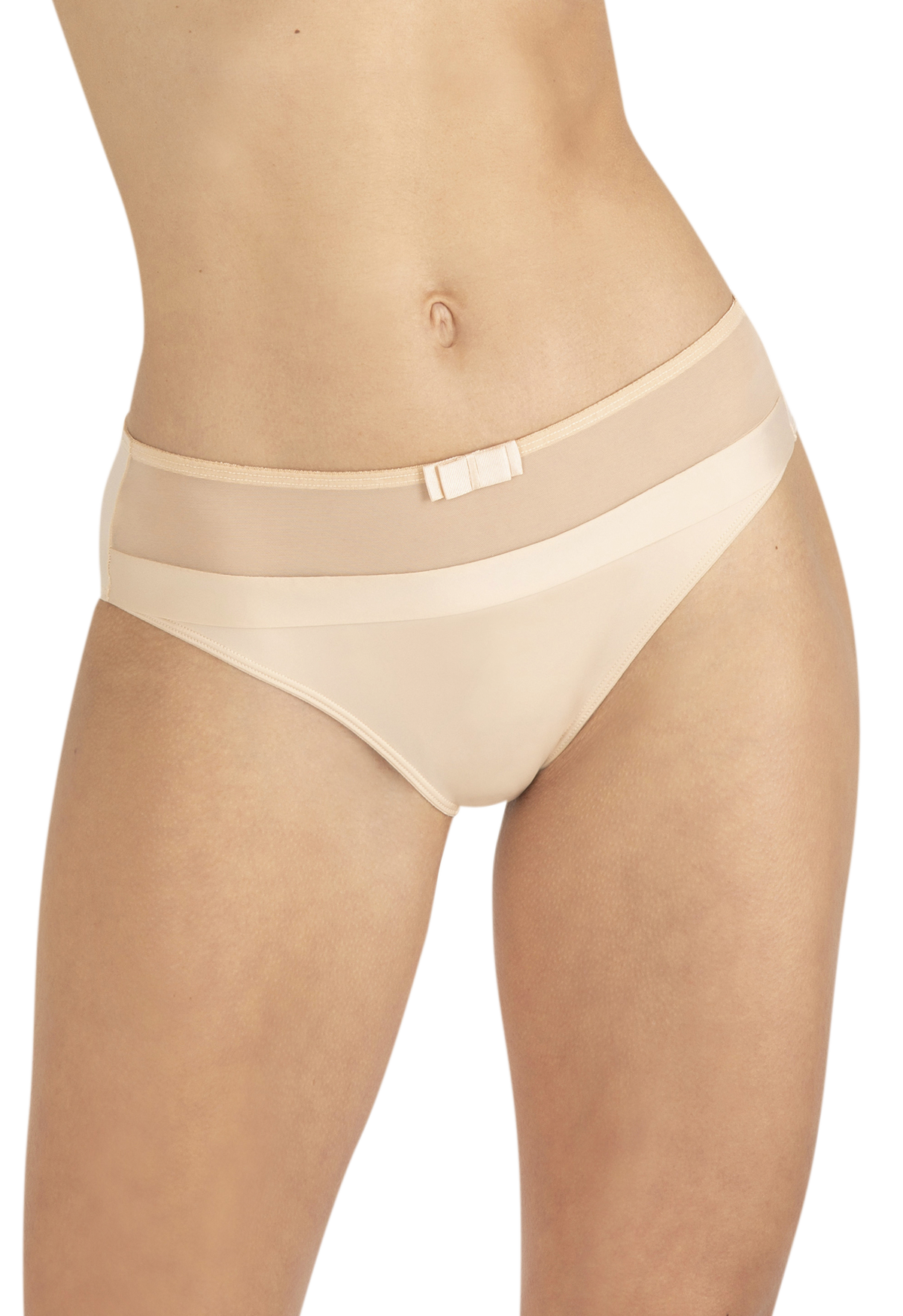 Slip Tulle Design - Nude