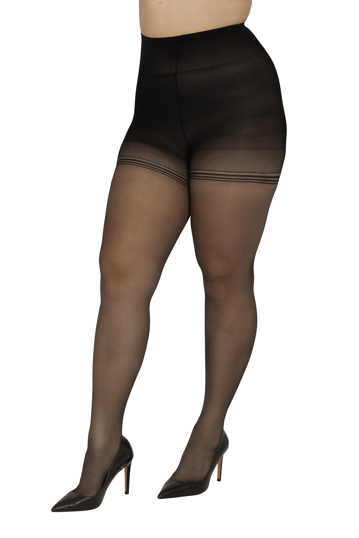 Collant Voile Galbant 22D Body Galbe - Noir
