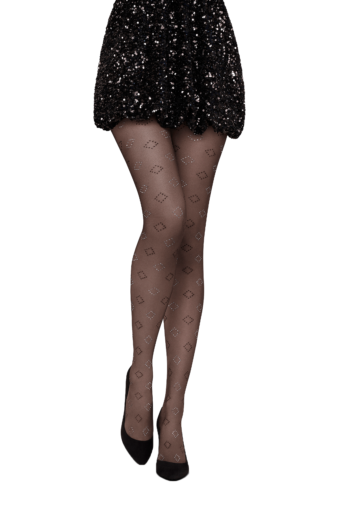 Collant Fantaisie 25D Losanges Cristal Magic Nights