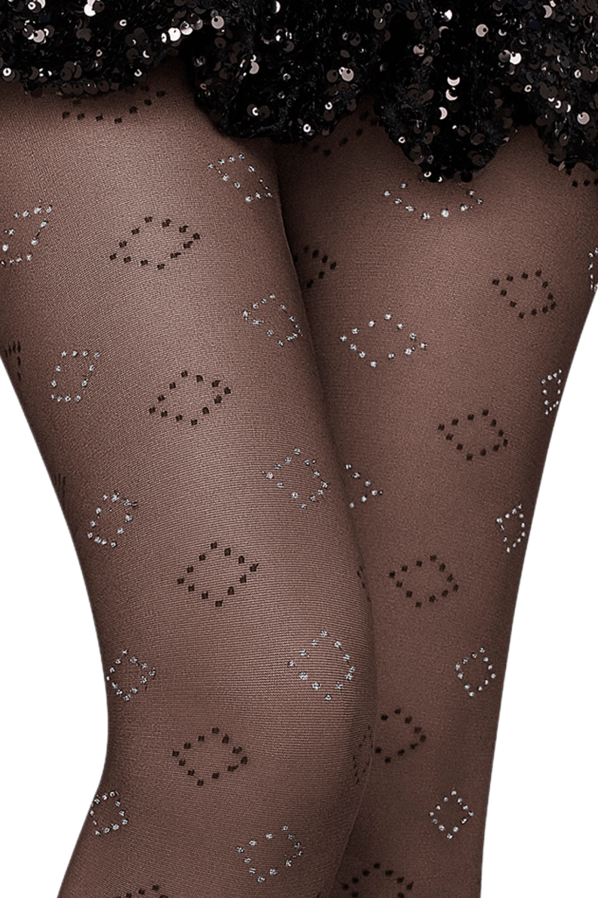 Collant Fantaisie 25D Losanges Cristal Magic Nights