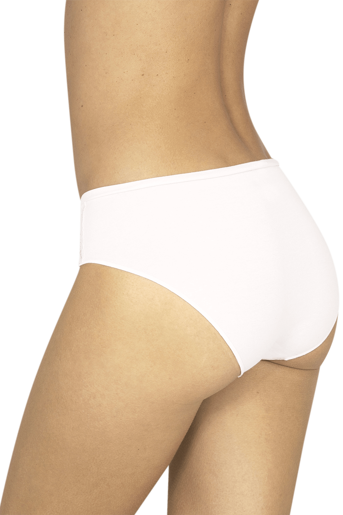 Lot de 2 slips en coton bio Intimement Bio - Blanc