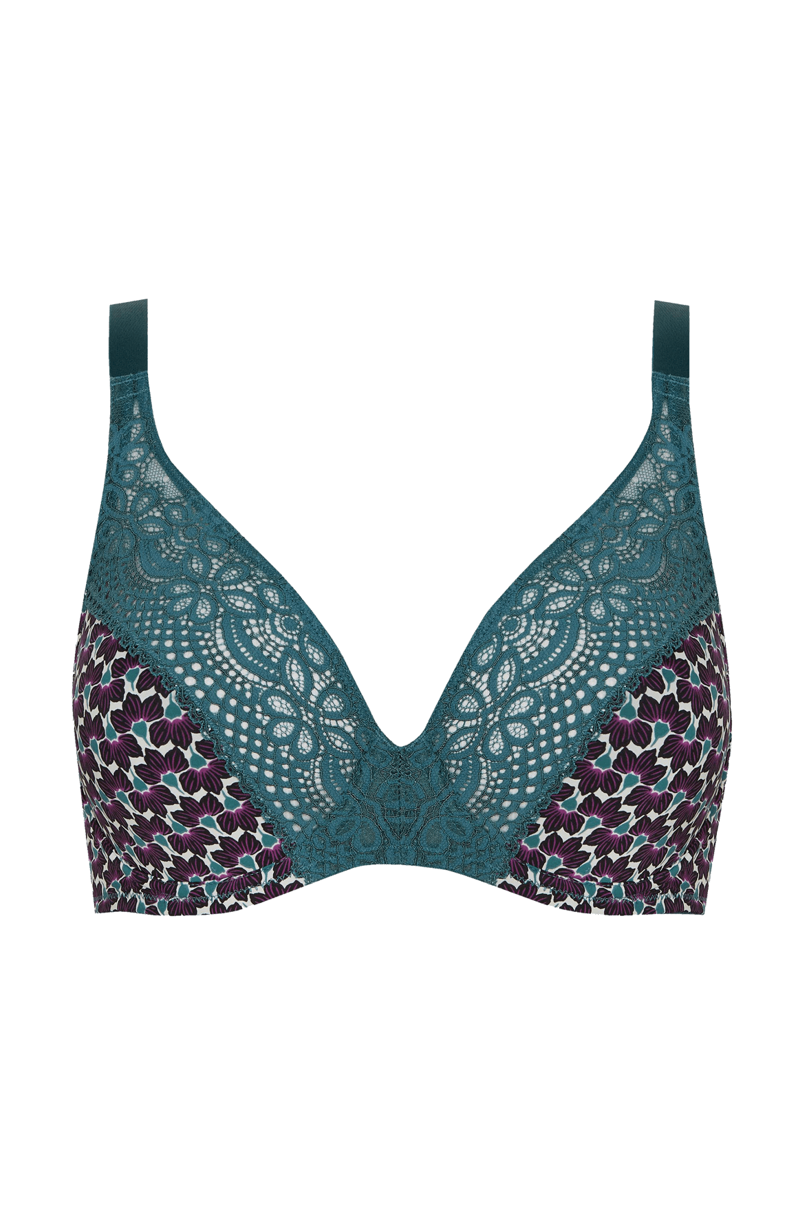 Soutien-gorge foulard à armatures L'irrésistible - Imprimé folk