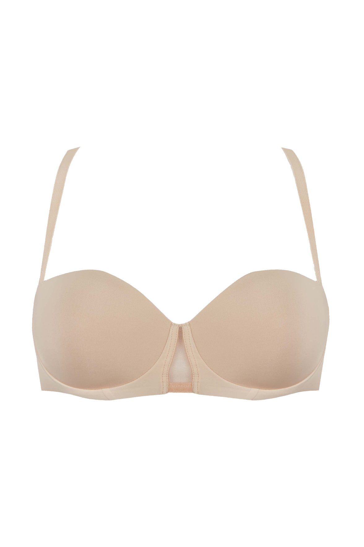 Soutien-gorge bandeau bretelles multipositions amovibles invisible Nuances - Nude