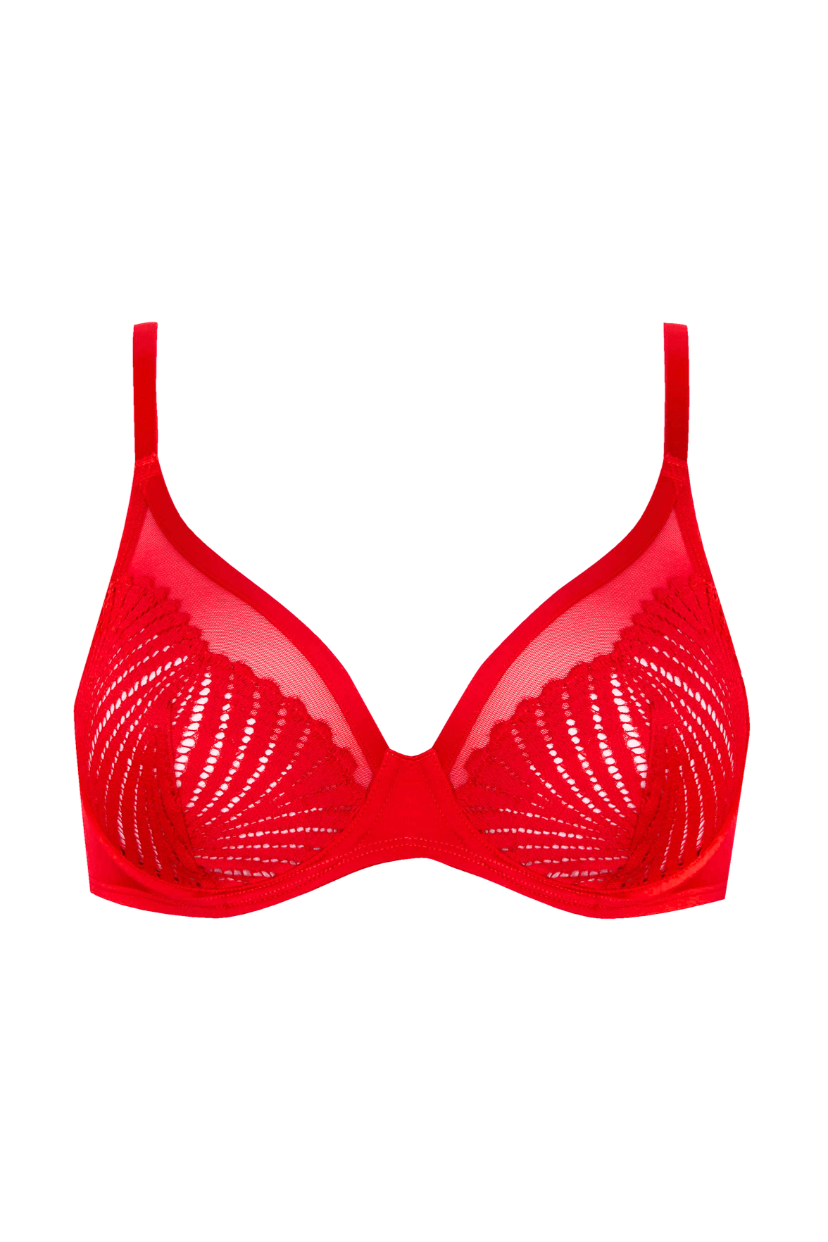 Soutien-gorge à armatures Muse - Rouge ardent