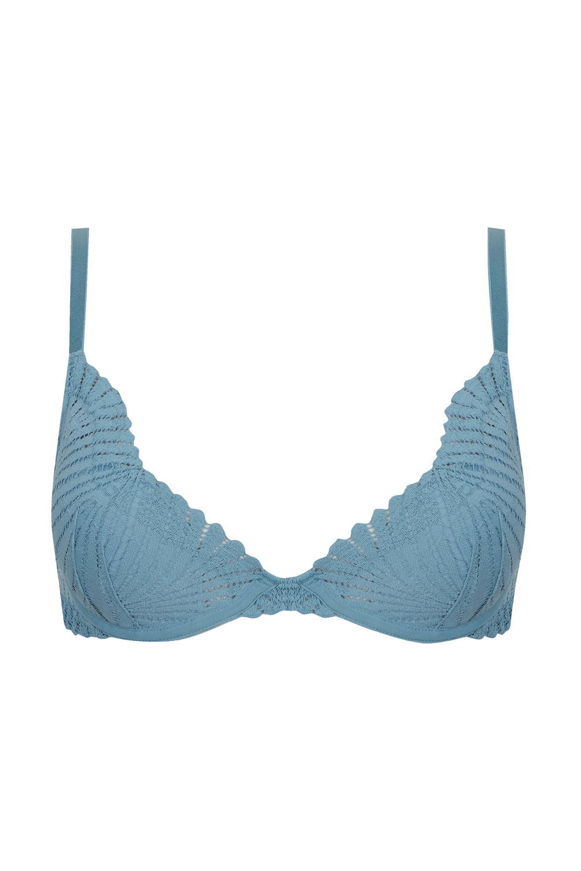 Soutien-gorge à coques Muse - Bleu perle