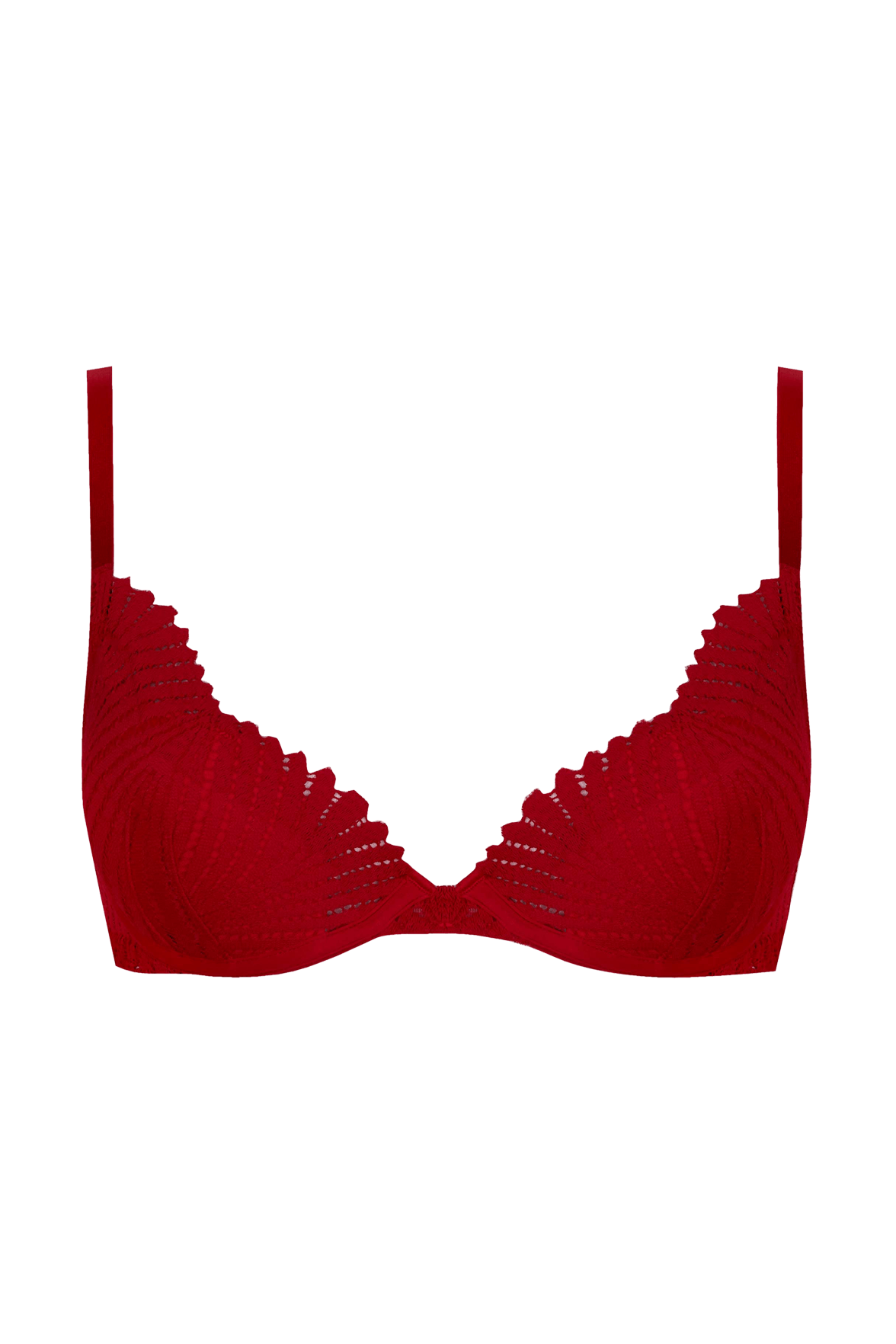 Soutien-gorge à coques Muse - Rouge ardent