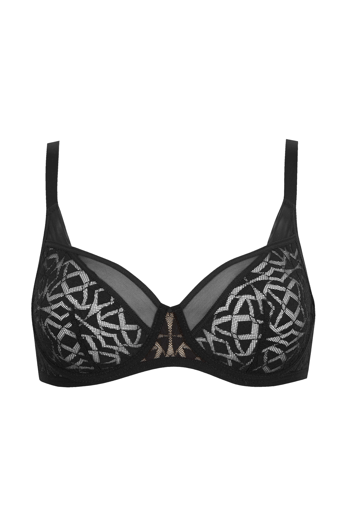 Soutien-gorge corbeille à armatures Equinoxe - Noir