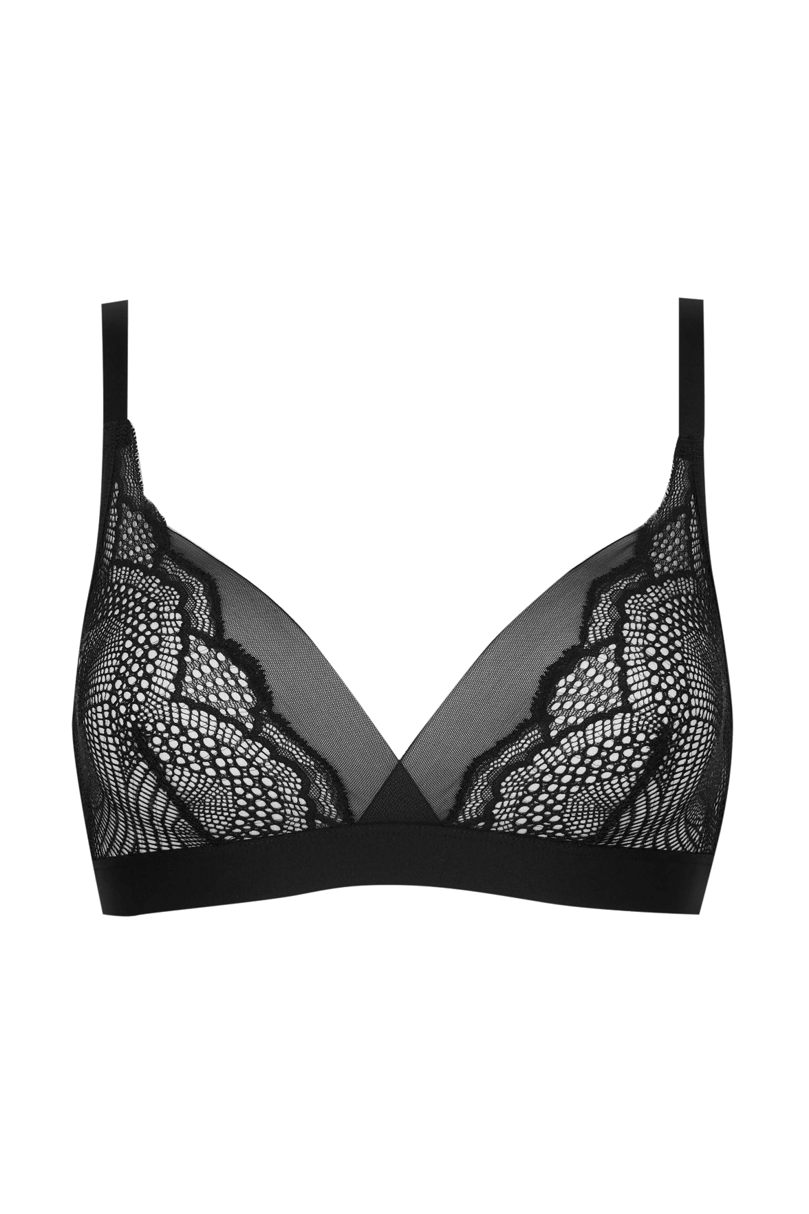 Soutien-gorge sans armatures Idylle - Noir
