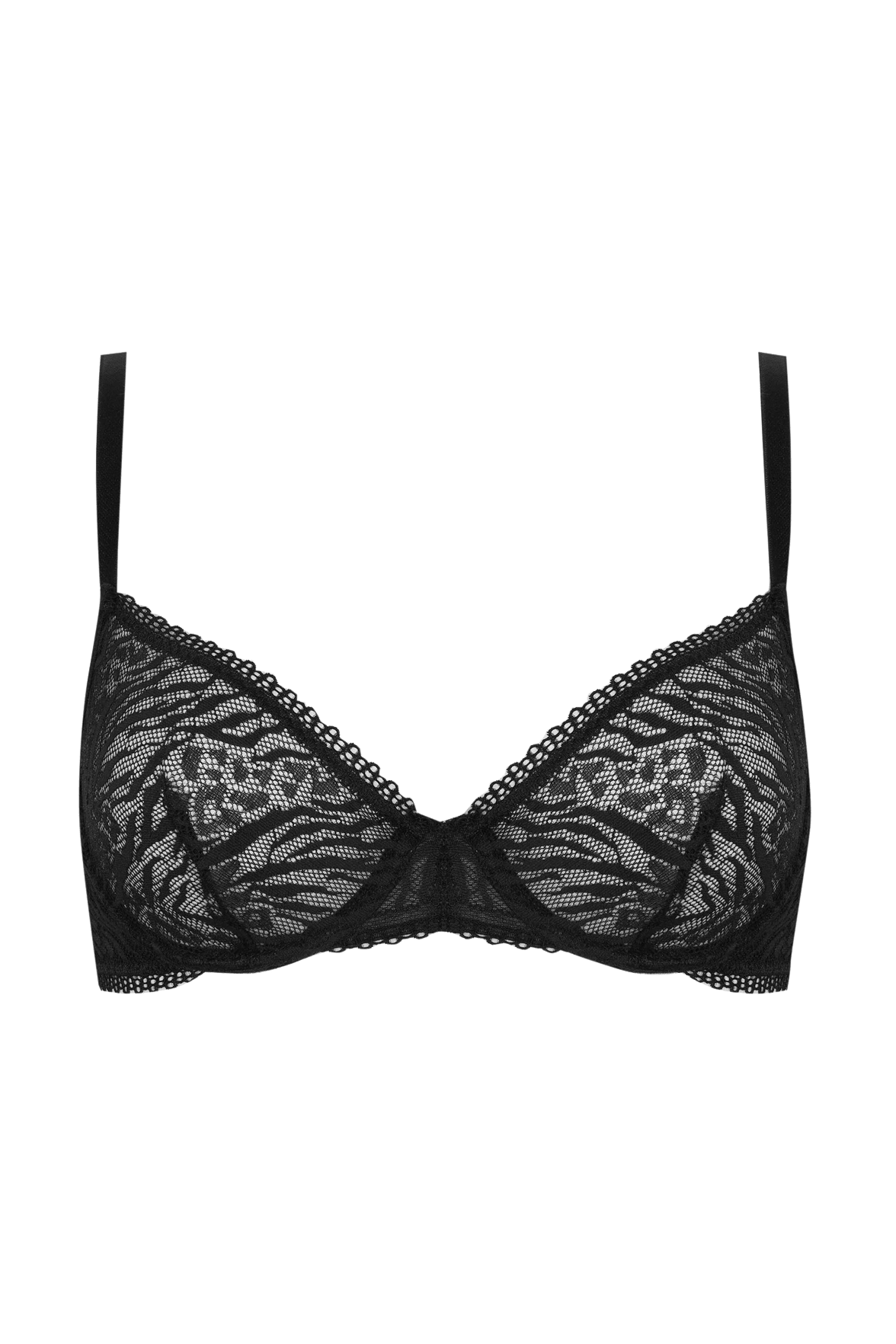 Soutien-gorge Corbeille à armatures Indomptable - Noir