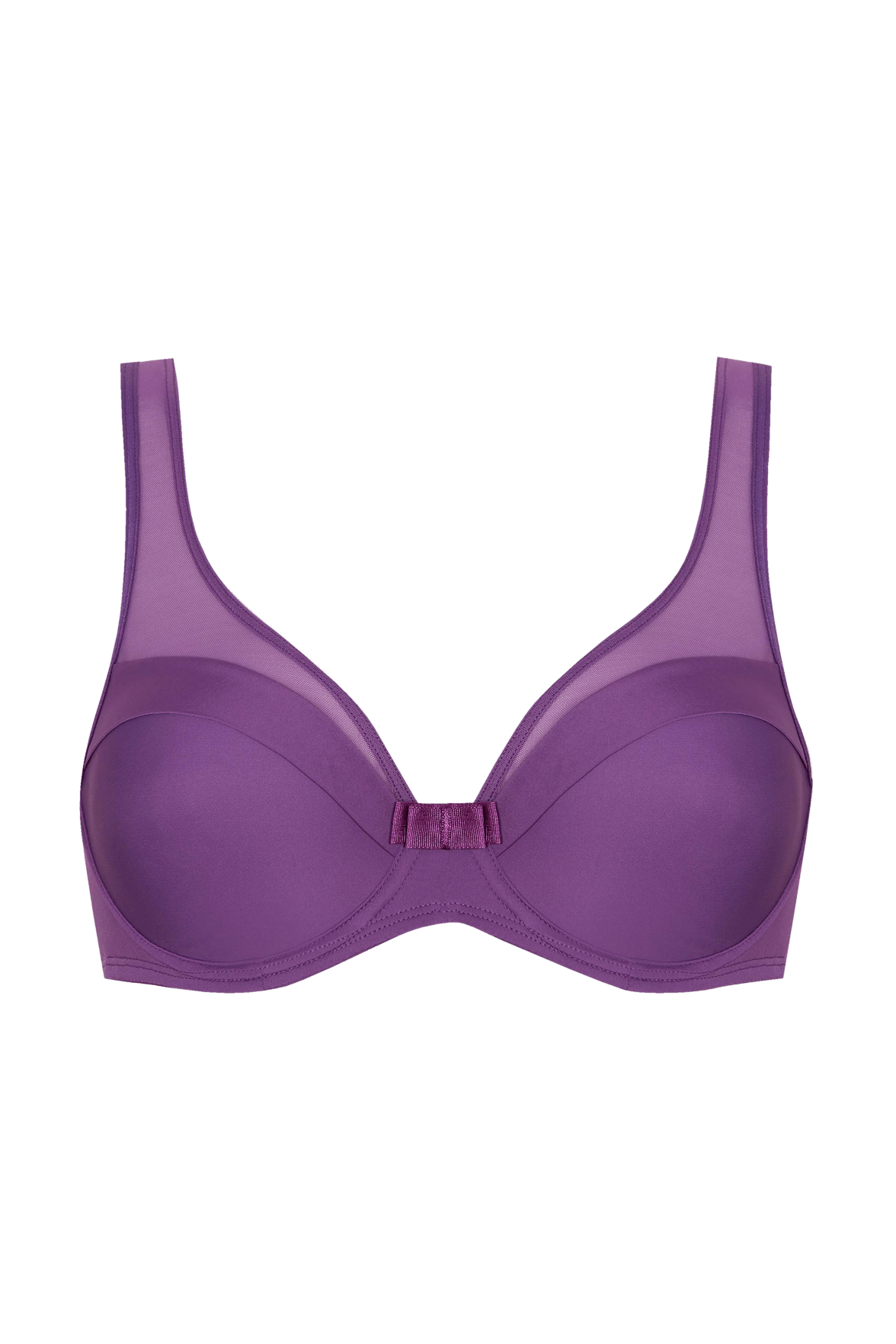 Soutien-gorge à armatures Tulle Design - Violet