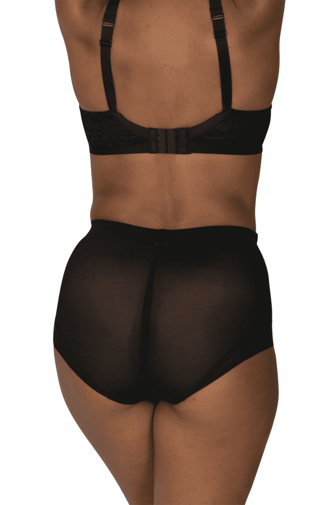 Culotte Haute Body Galbe Elégance - Noir dune