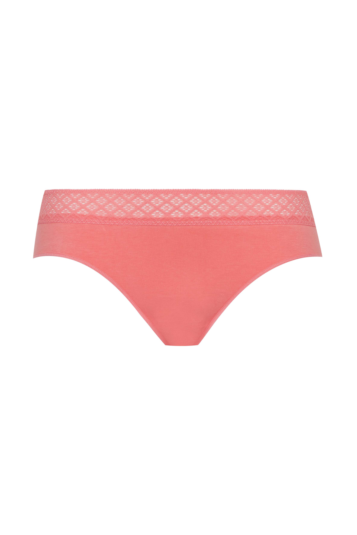 Lot de 3 Slips - Trio Dentelle Coton - Nuit étoilée / rose bonbon / blanc