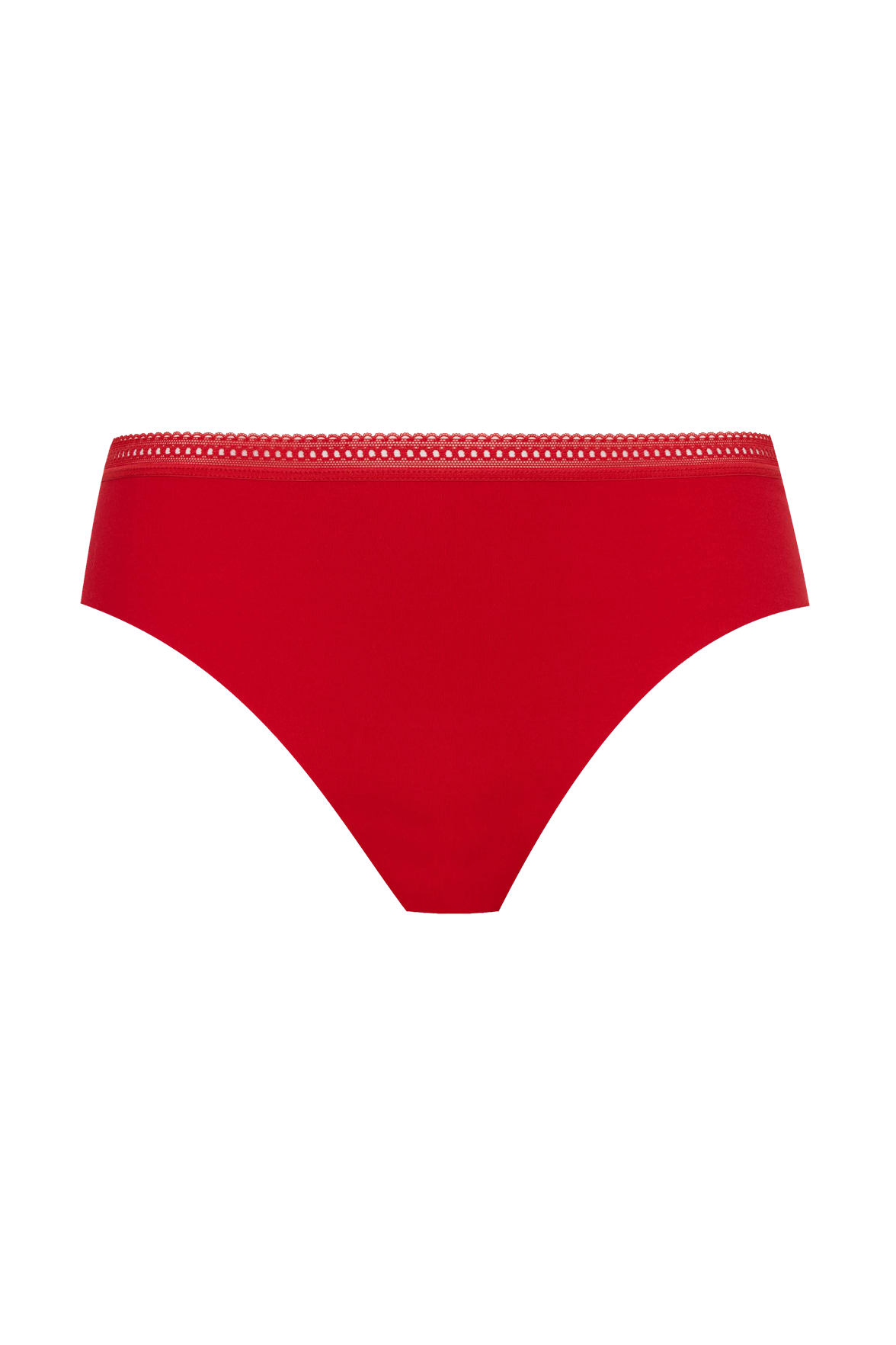 Lot de 3 Slips - Trio Invisible Modal - Rouge ardent / poudre / noir