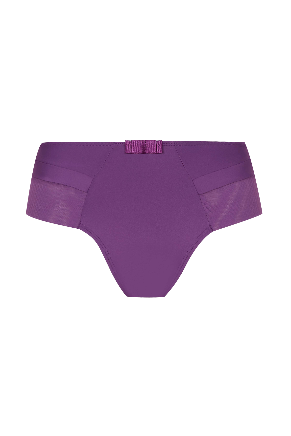 Slip Brésilien Tulle Design - Violet