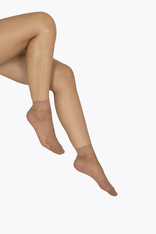 Socquettes Transparentes Tenue Parfaite 15D Well Infini Confort 2 Paires