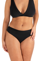 Slip Tulle Design Coton - Noir