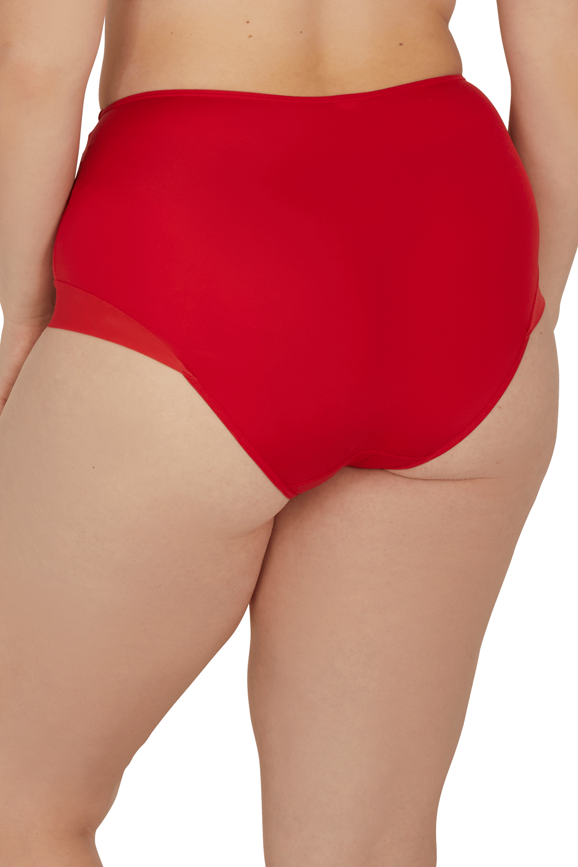 Shorty taille haute Tulle Design - Rouge ardent