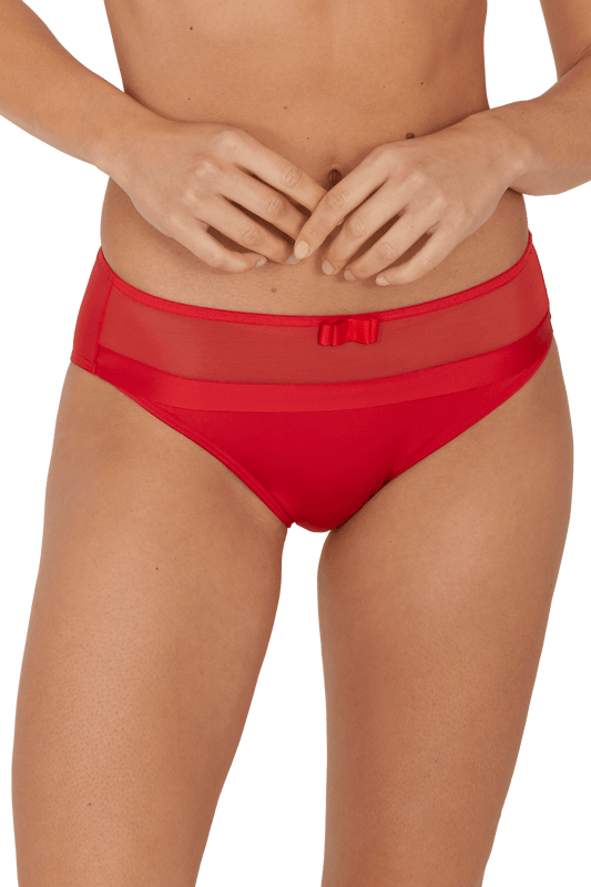 Slip Tulle Design - Rouge ardent
