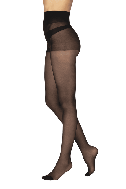 Collant Semi-Opaque 30D Éco-Responsable - Noir