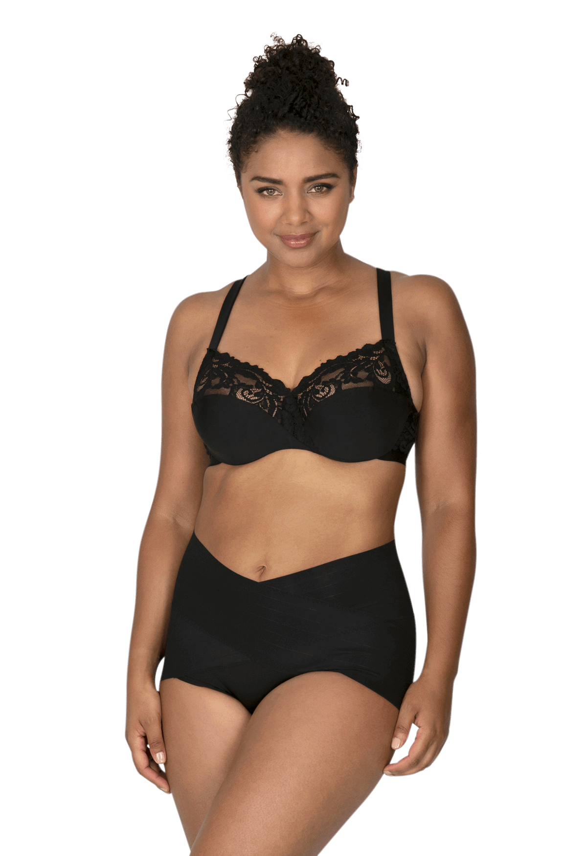Culotte Galbe 360 en microfibre Invisi Galbe - Noir
