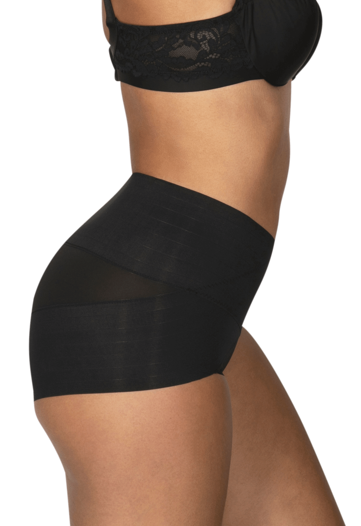 Culotte Galbe 360 en microfibre Invisi Galbe - Noir