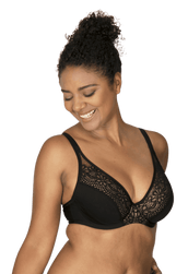 Soutien-gorge foulard à armatures L'irrésistible - Noir