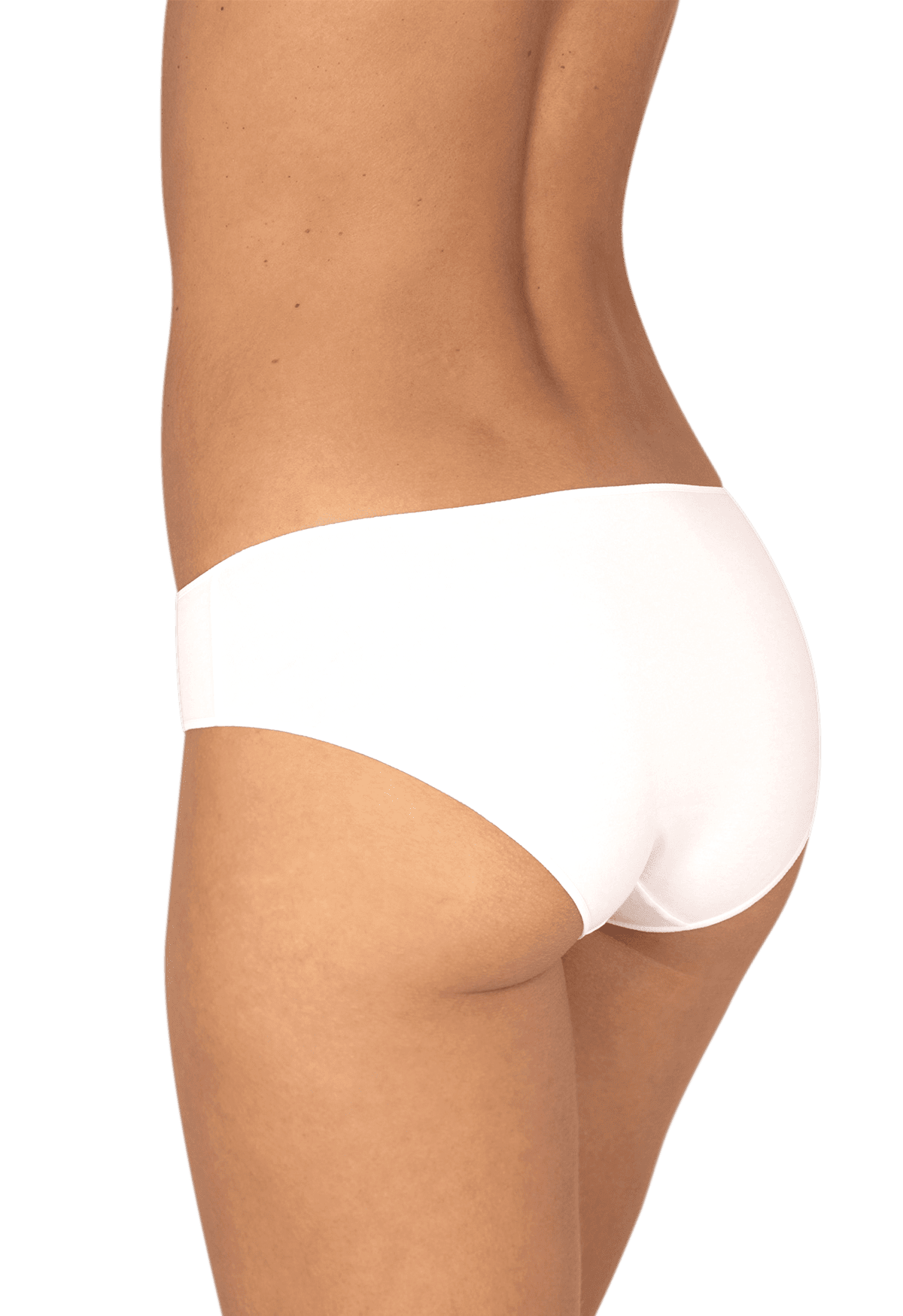 Lot de 3 slips en coton bio Intimement Bio - Blanc / noir / nude