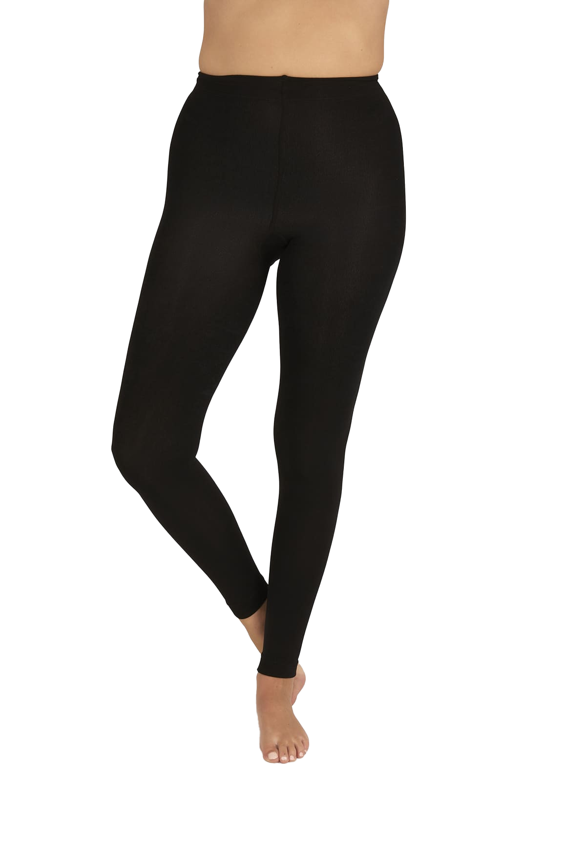 Legging ultra-opaque 100D Sensation Polaire - Noir ébène