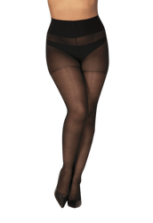 Collant Transparent 20D sur-mesure Morphologie - Noir