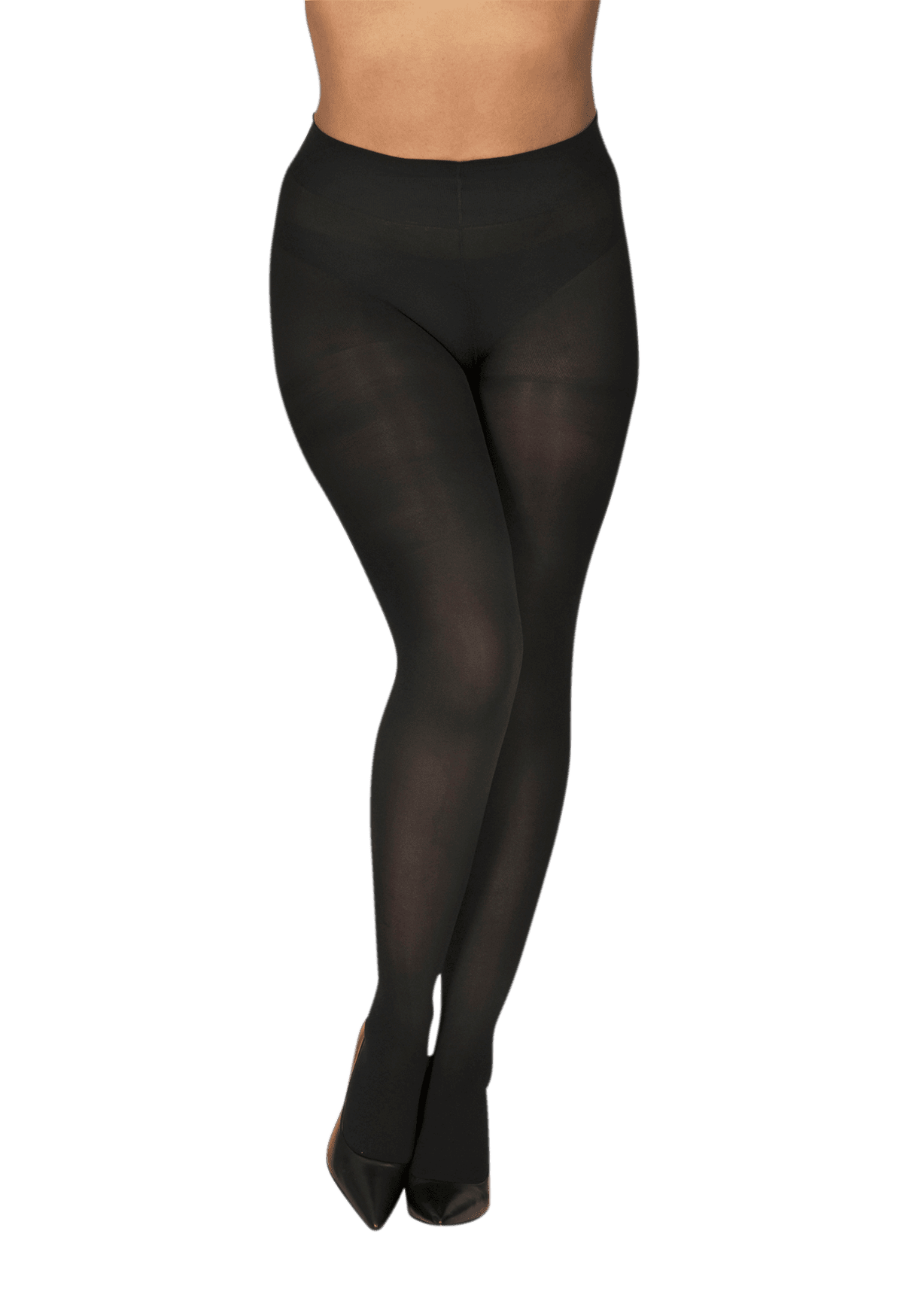 Collant Opaque 60D sur-mesure Morphologie - Noir