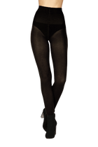 Collant opaque 220D Douceur Cachemire Allure d'Hiver - Noir ébène
