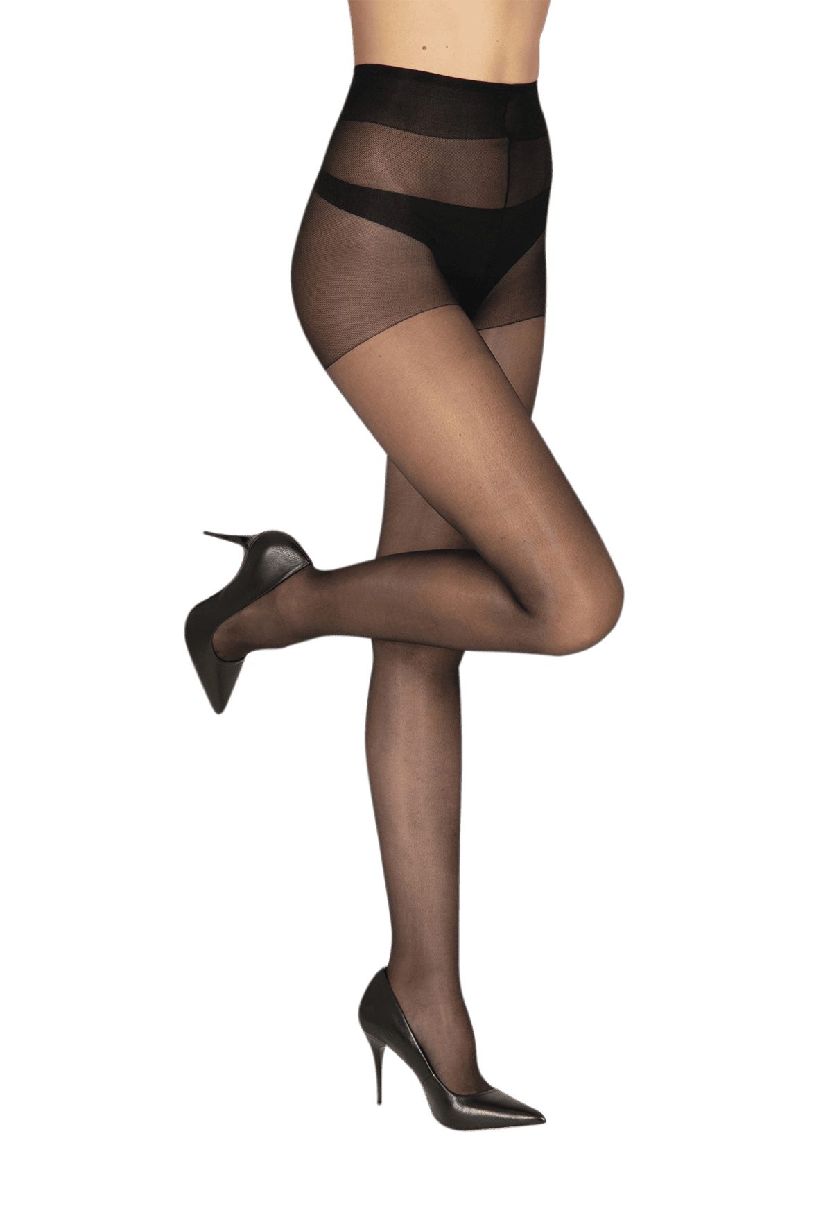 Collant Transparent 15D Elastivoile Indestructible Zéro Maille Filée - Noir
