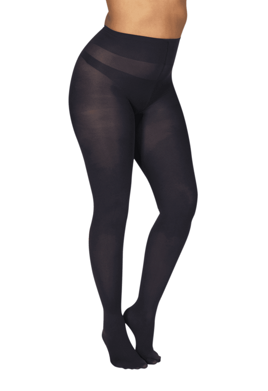 Collant Opaque 60D Éco-Responsable - Bleu profond