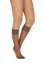 Lot de 2 paires de Mi-bas Transparents 15D Elastivoile Résistant - Gazelle